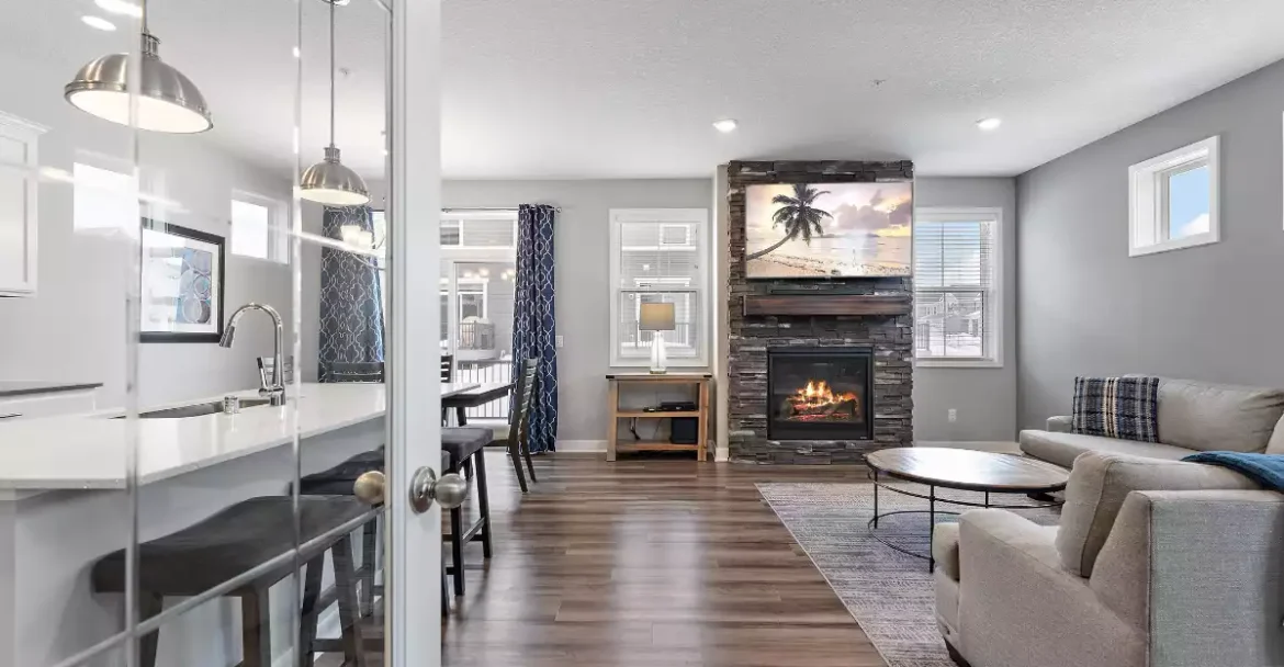 "Inviting Open Concept Kitchen Dining - MN USA Design"