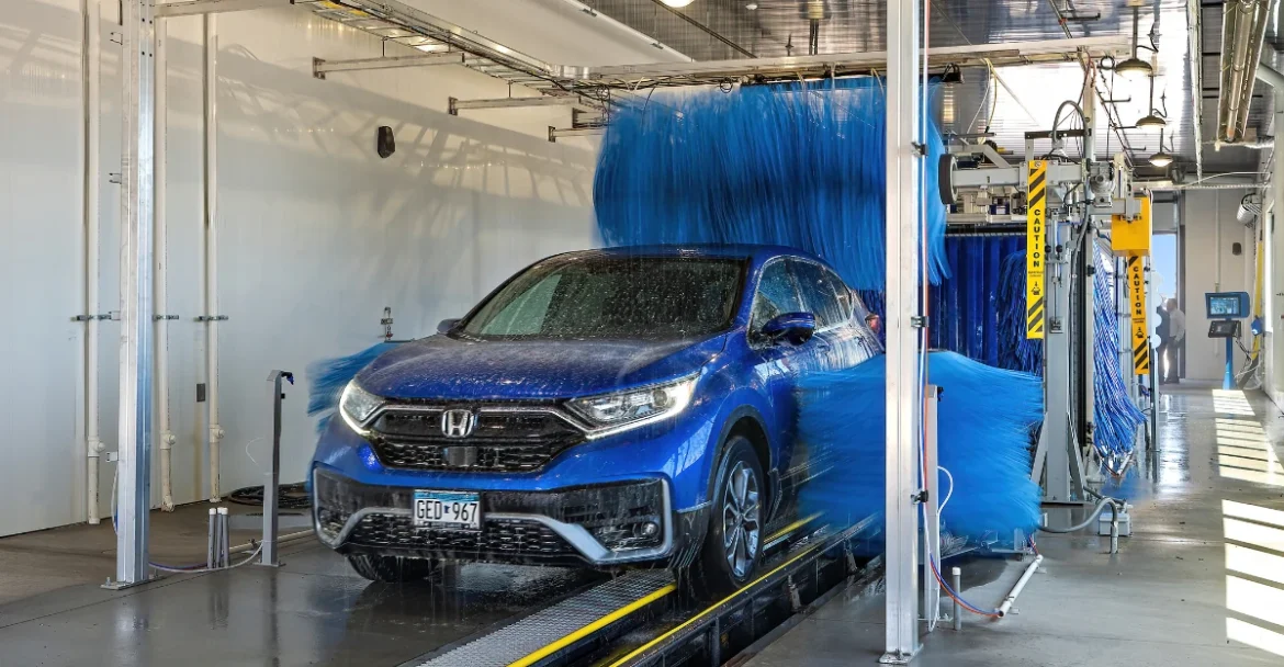 Powerful Precision – Captured by UAV Vision Media’s Native American Photography of Twin Cities Car Wash Equipment